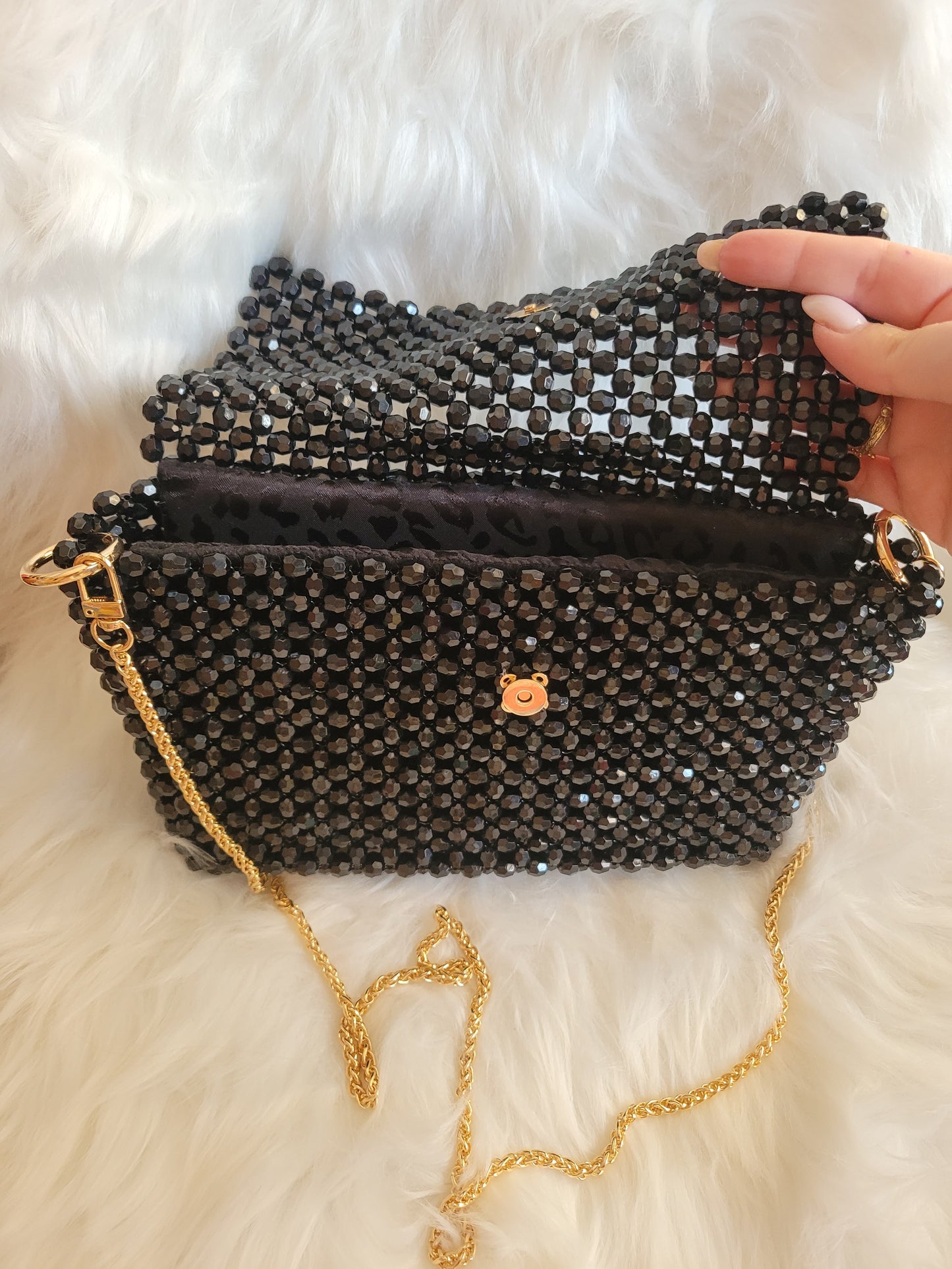 Pochette perla nera