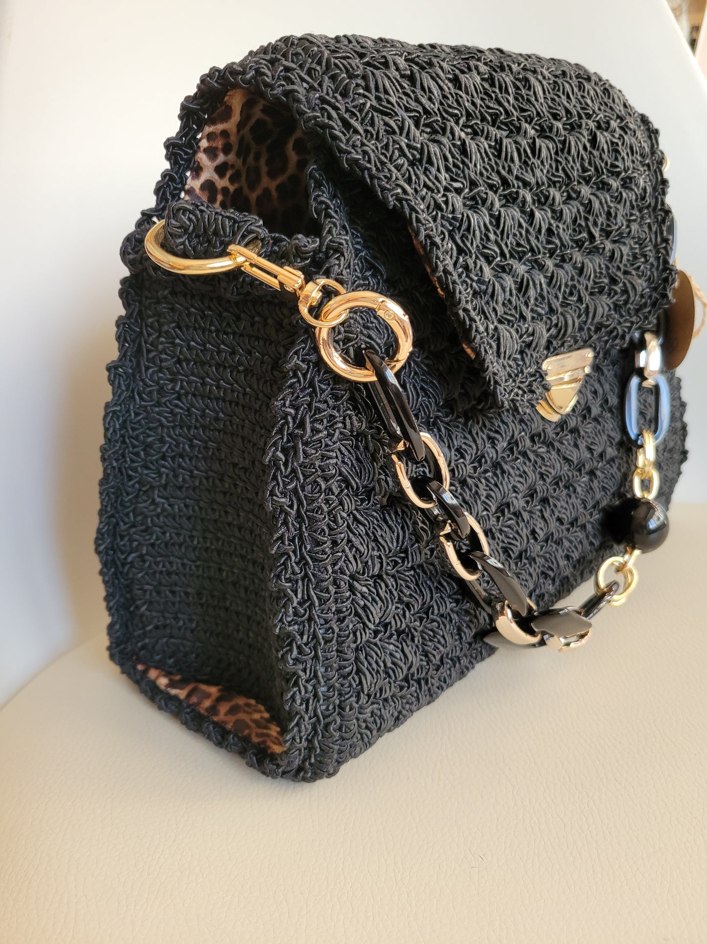Luxury noir bag