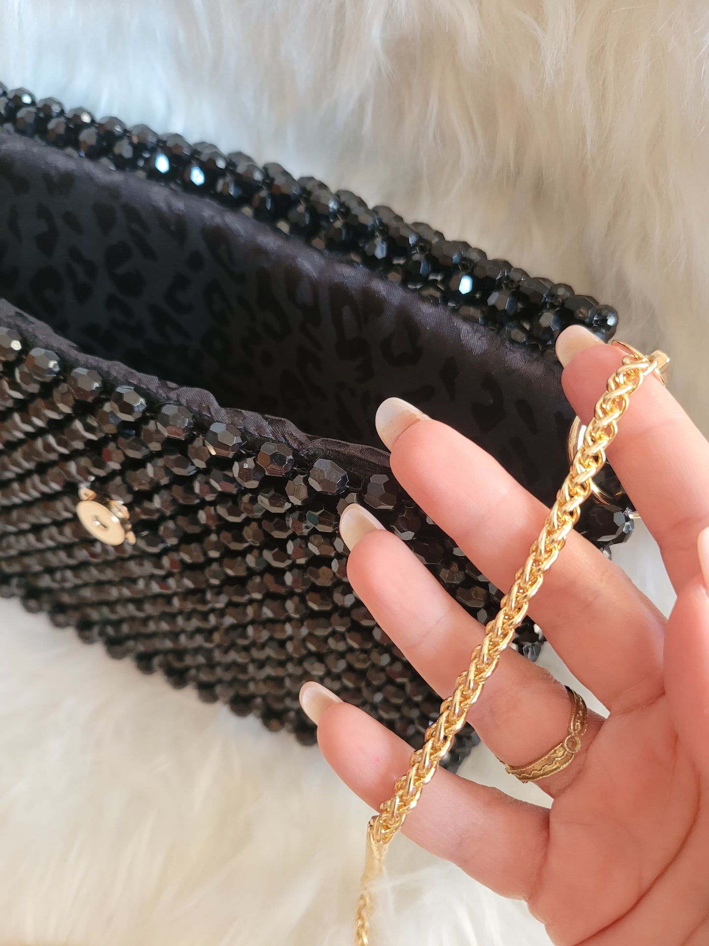 Pochette perla nera