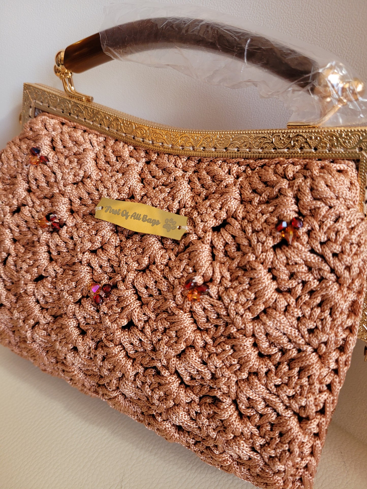 Pochette luxury sand