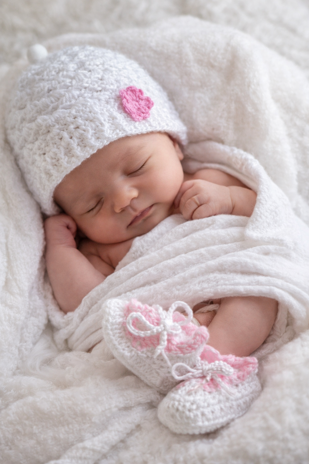 Baby girl completino neve