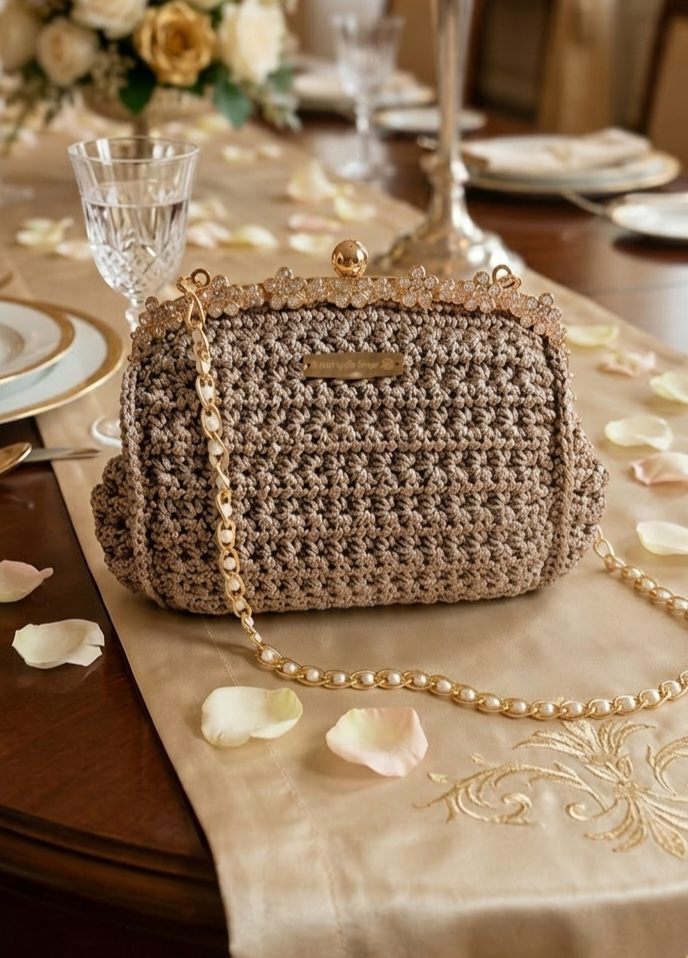 Clutch Luxury bronze