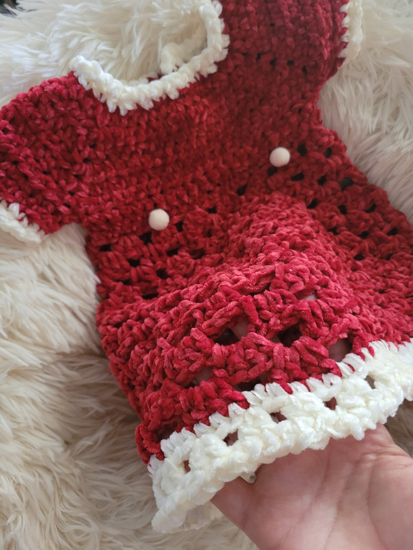 Baby dress ciniglia