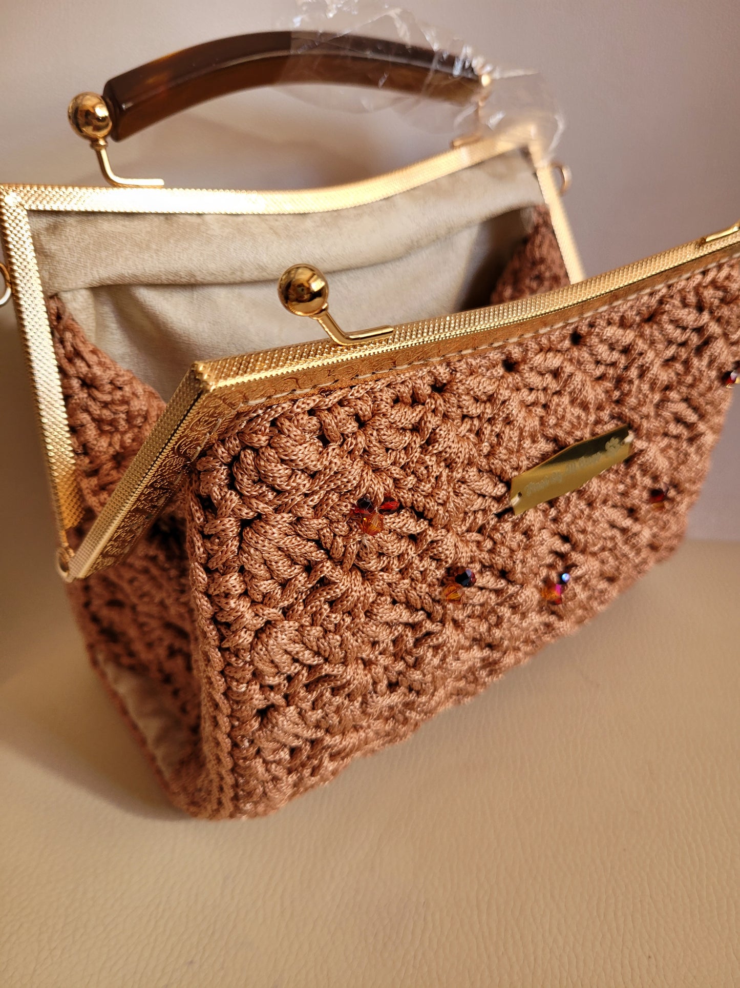 Pochette luxury sand