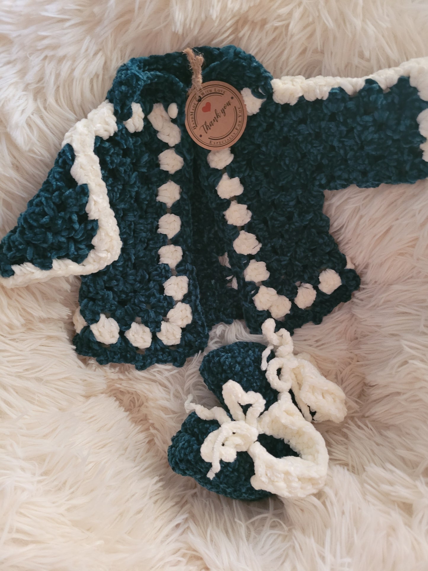 Baby boy coordinato petrolio