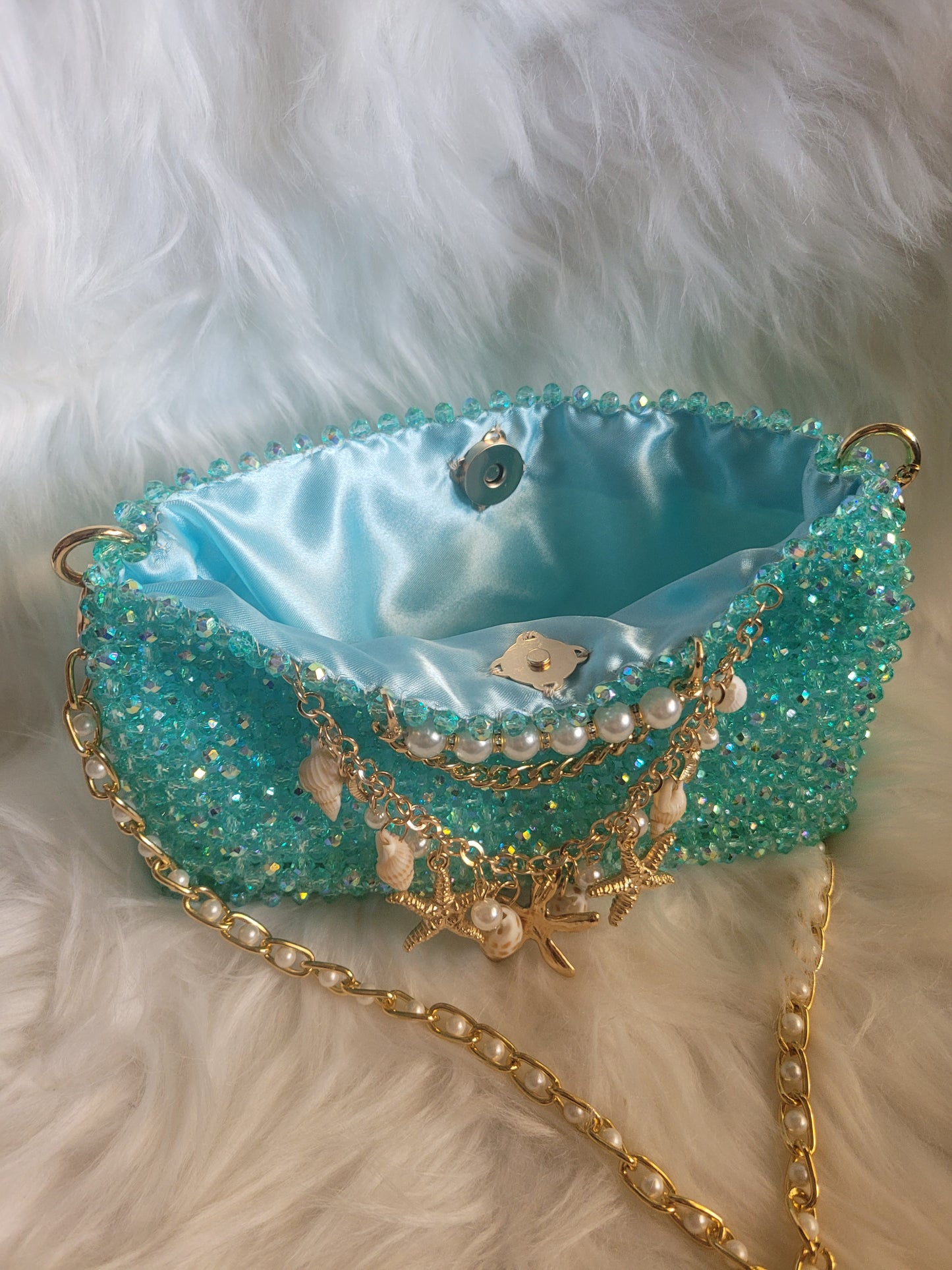 Coral bag tiffany