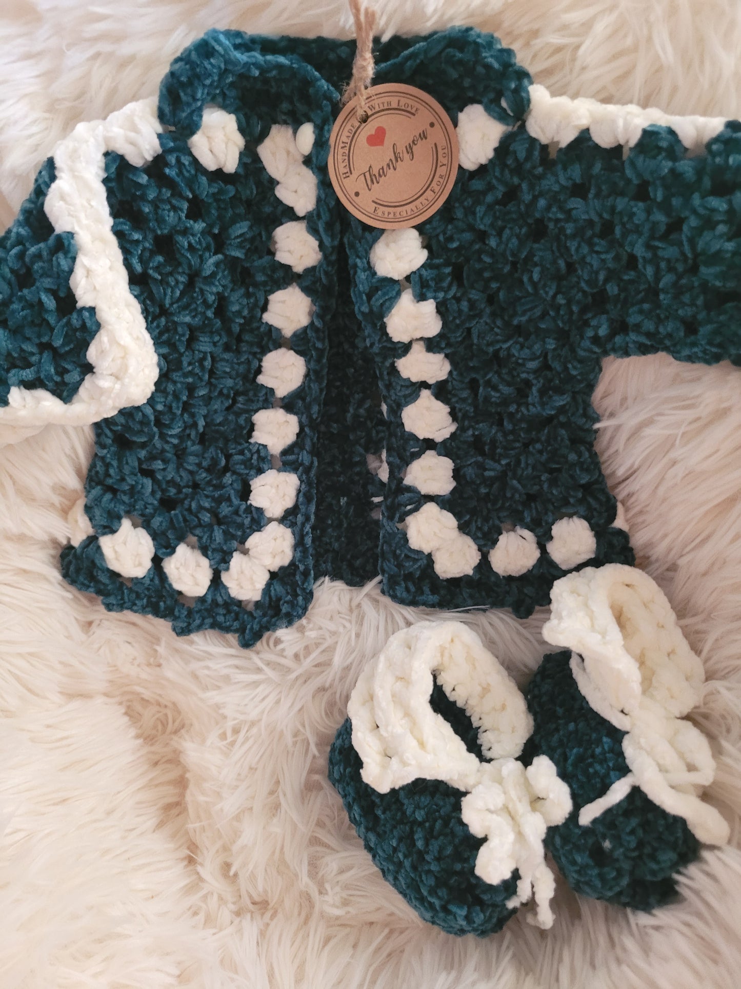 Baby boy coordinato petrolio