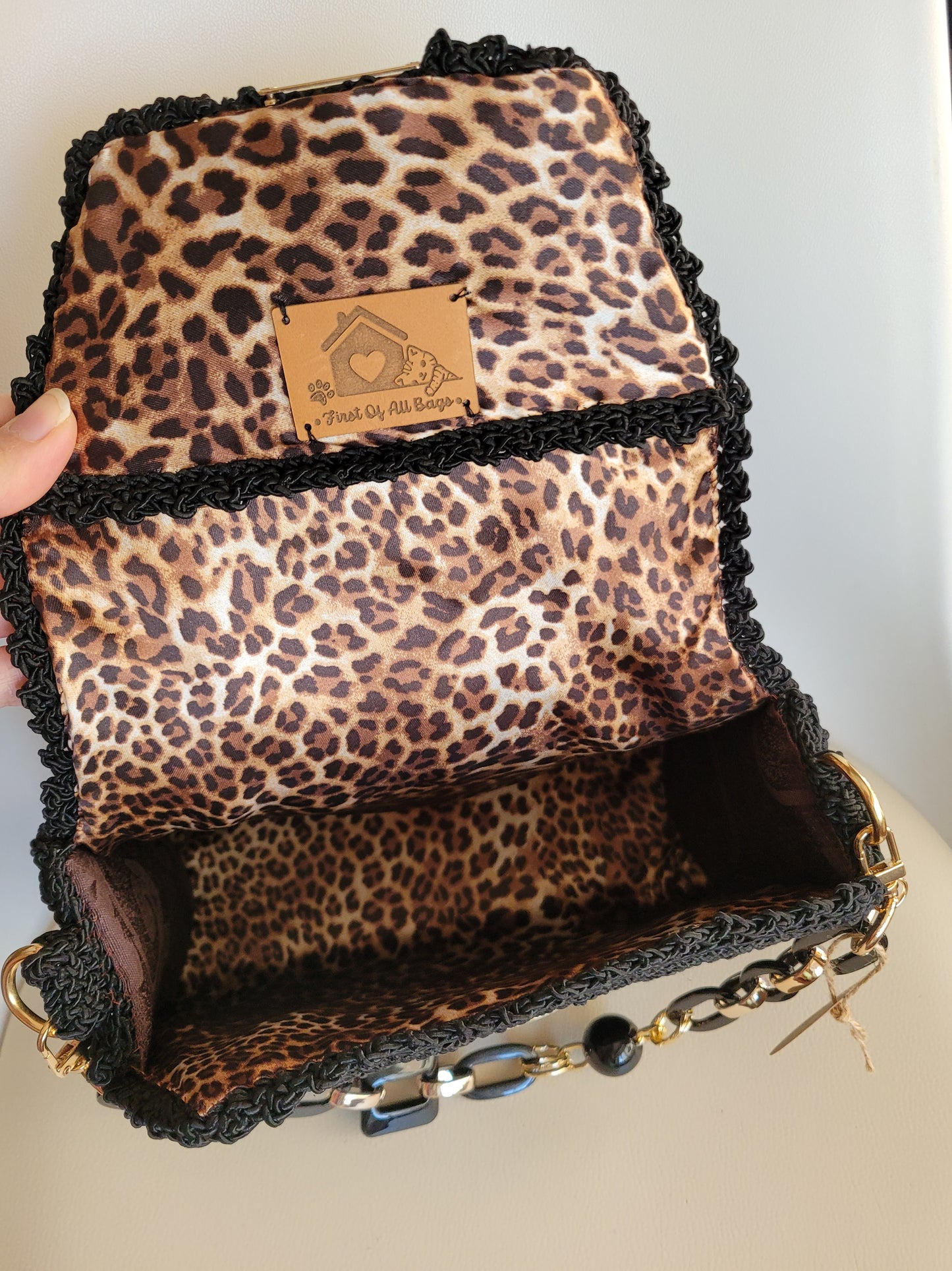 Luxury noir bag
