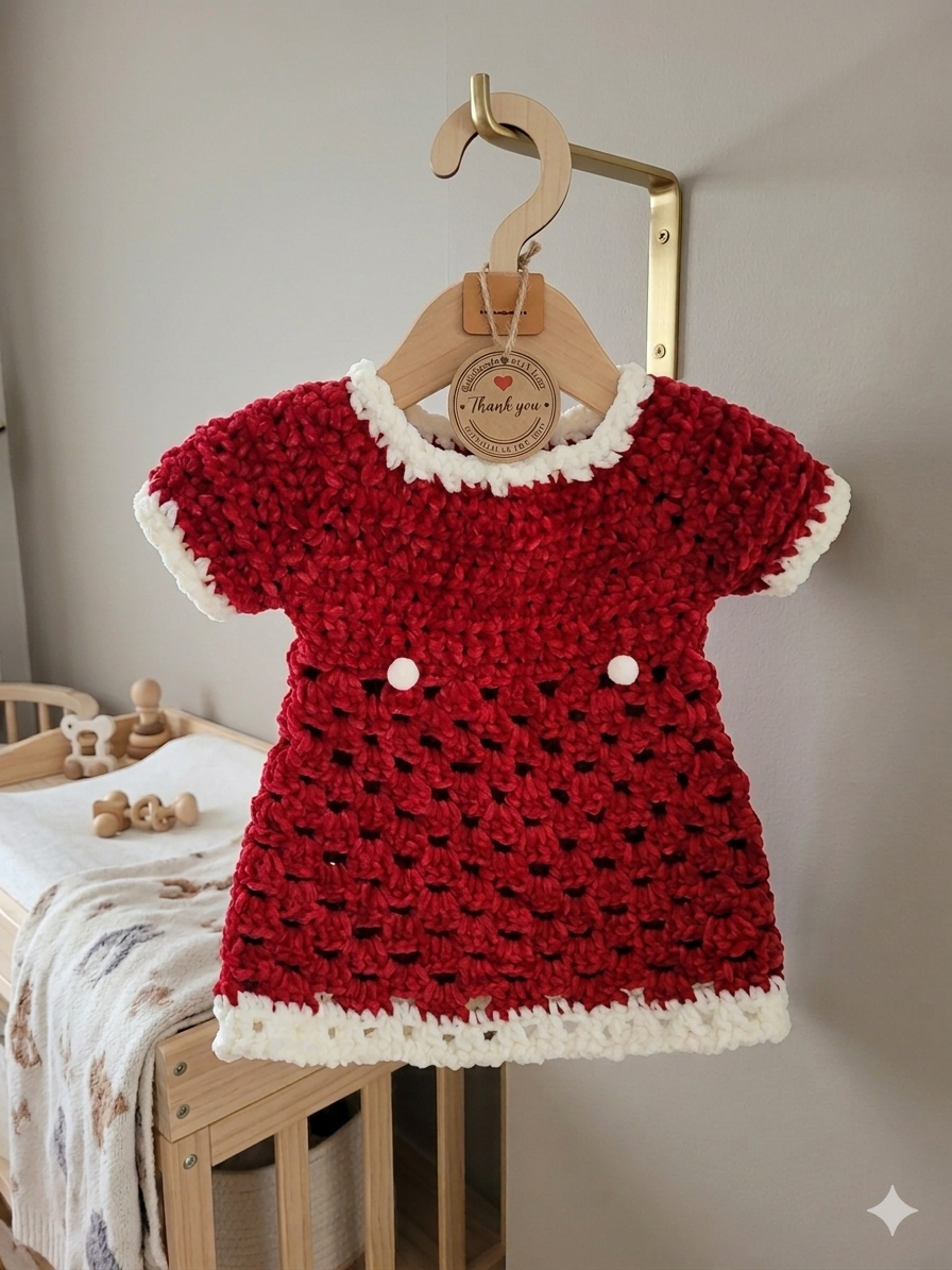 Baby dress ciniglia