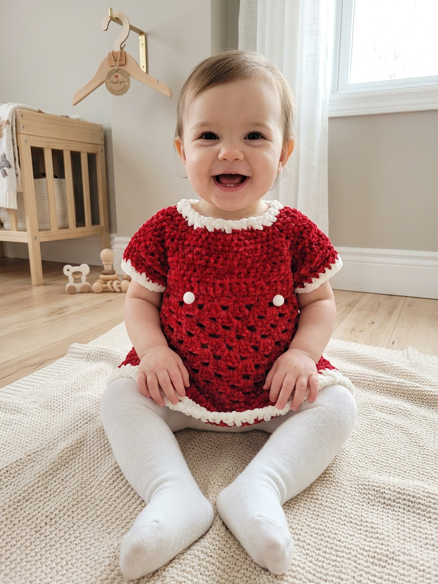 Baby dress ciniglia