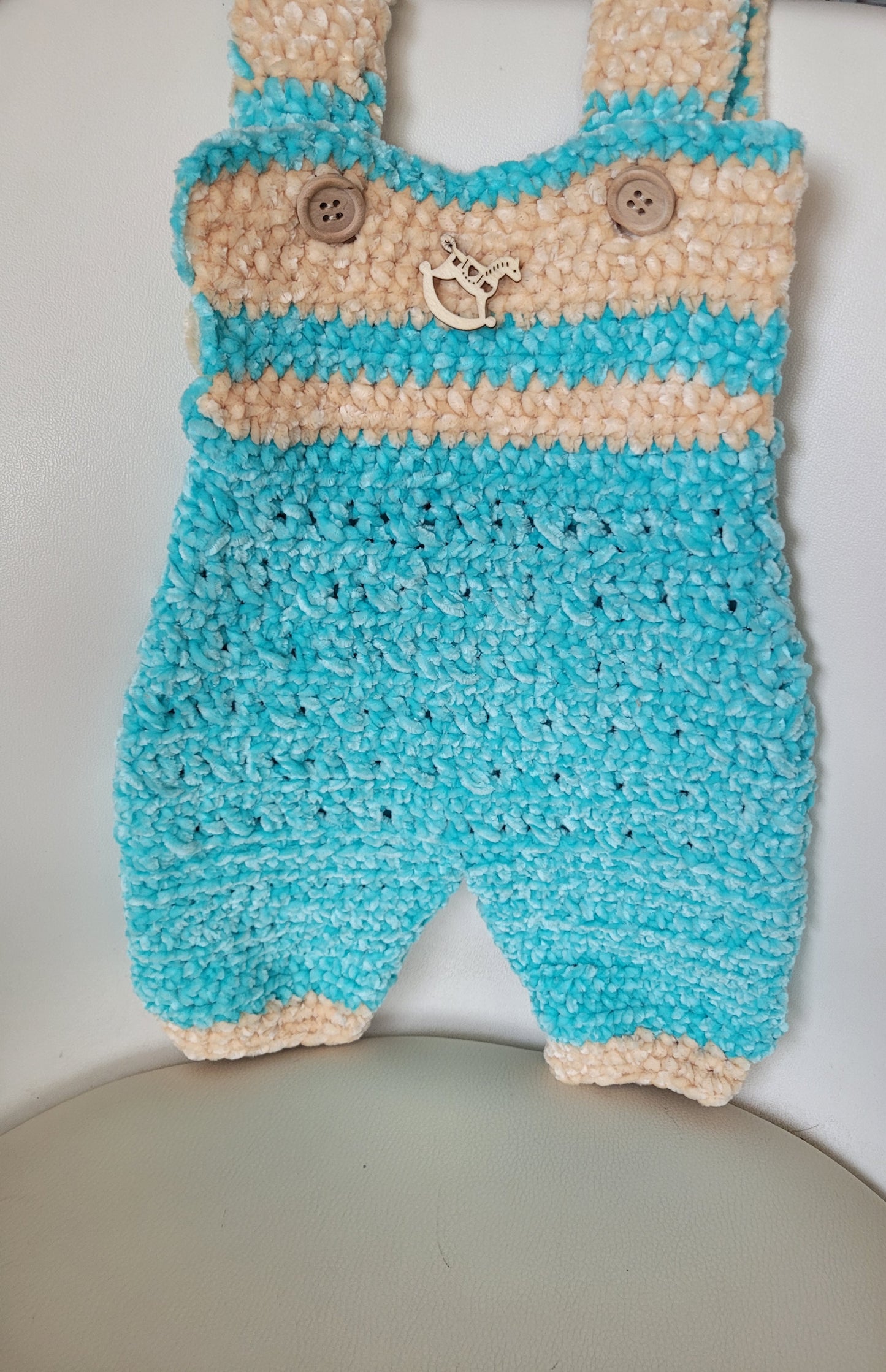 Baby boy Salopette ciniglia