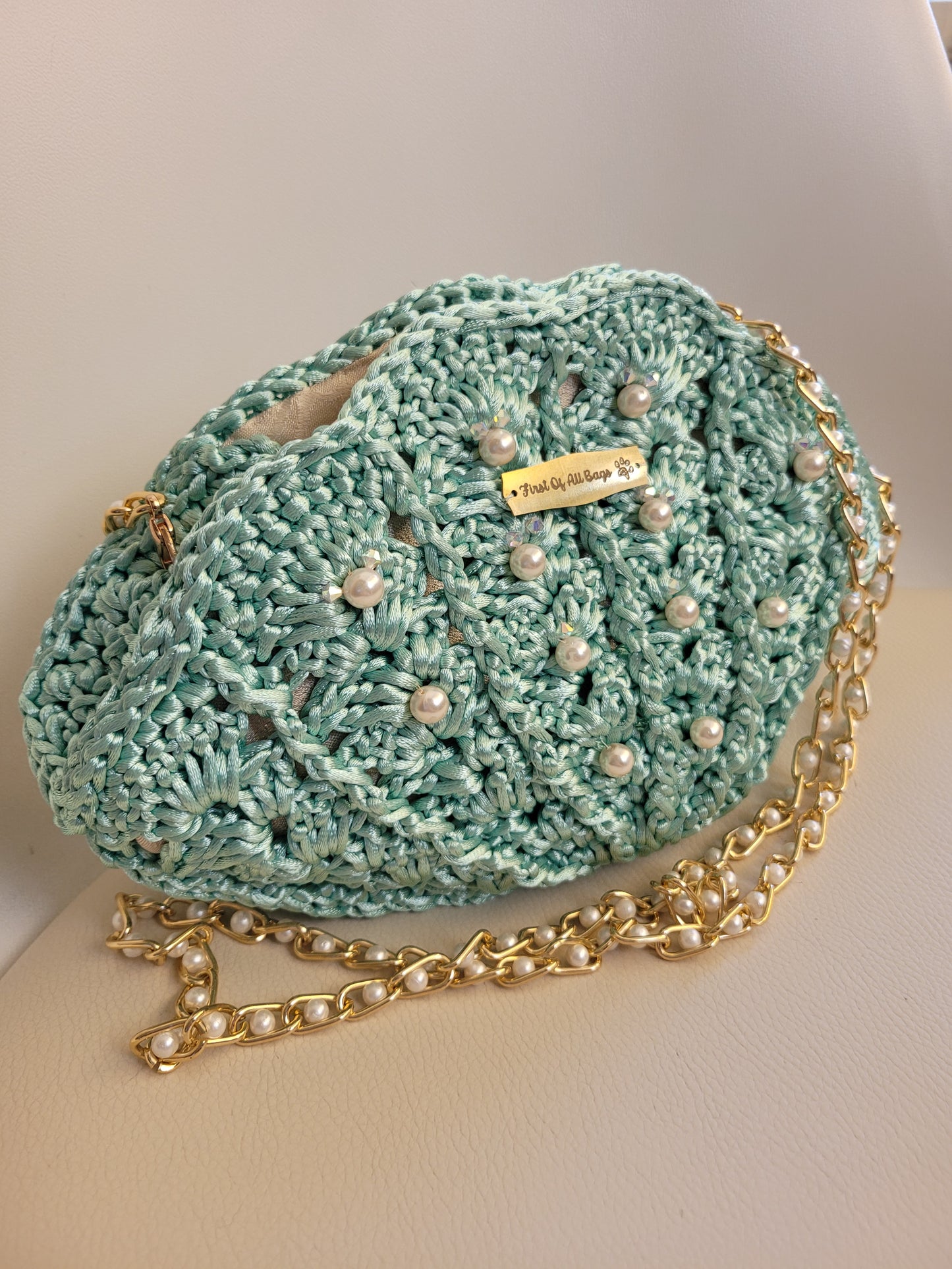 Pochette acquamarina