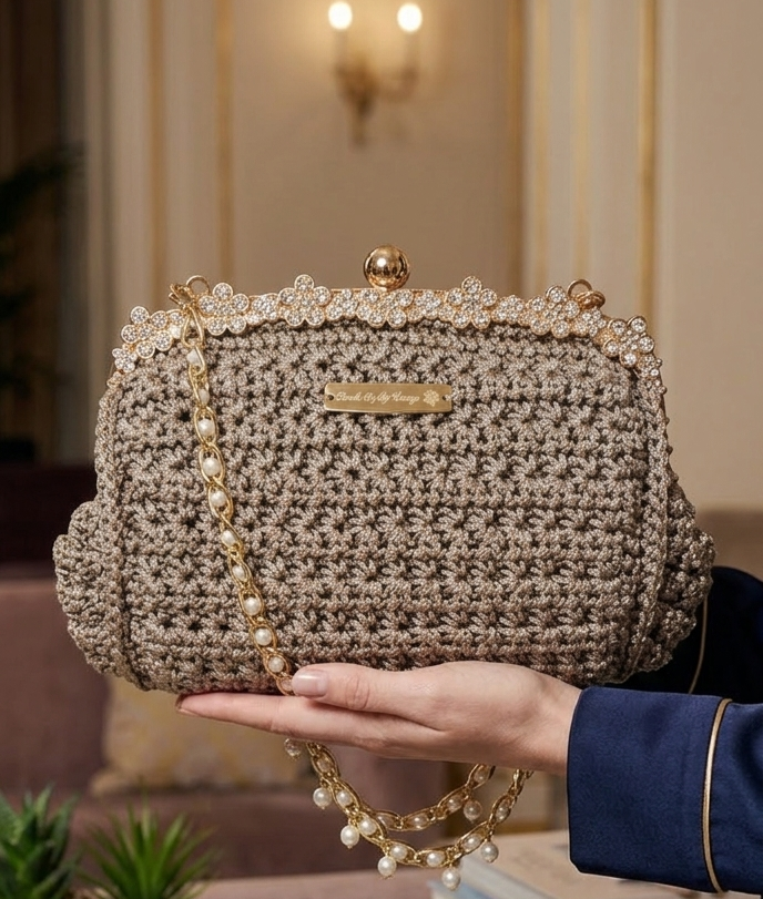 Clutch Luxury bronze