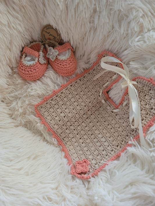 Baby girl Set bavaglino